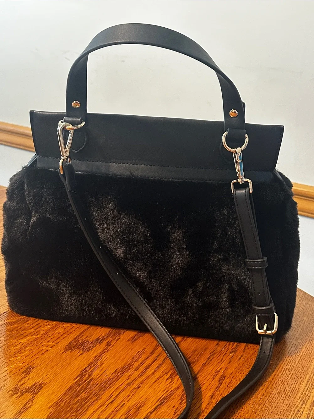 Faux Fur Handbag